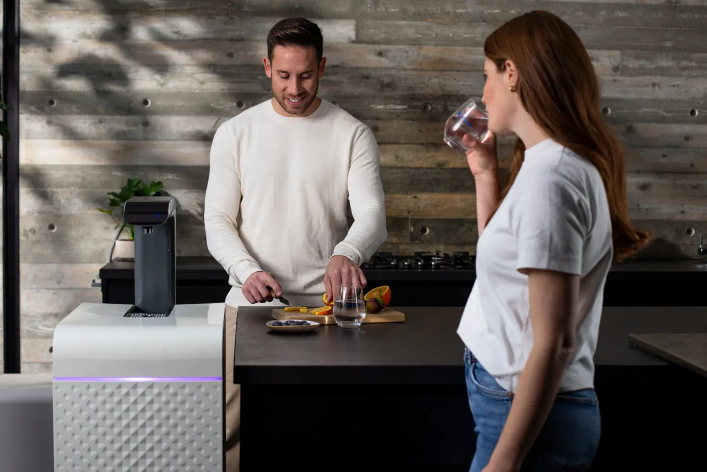 GENNY atmospheric water generator in a home kitchen