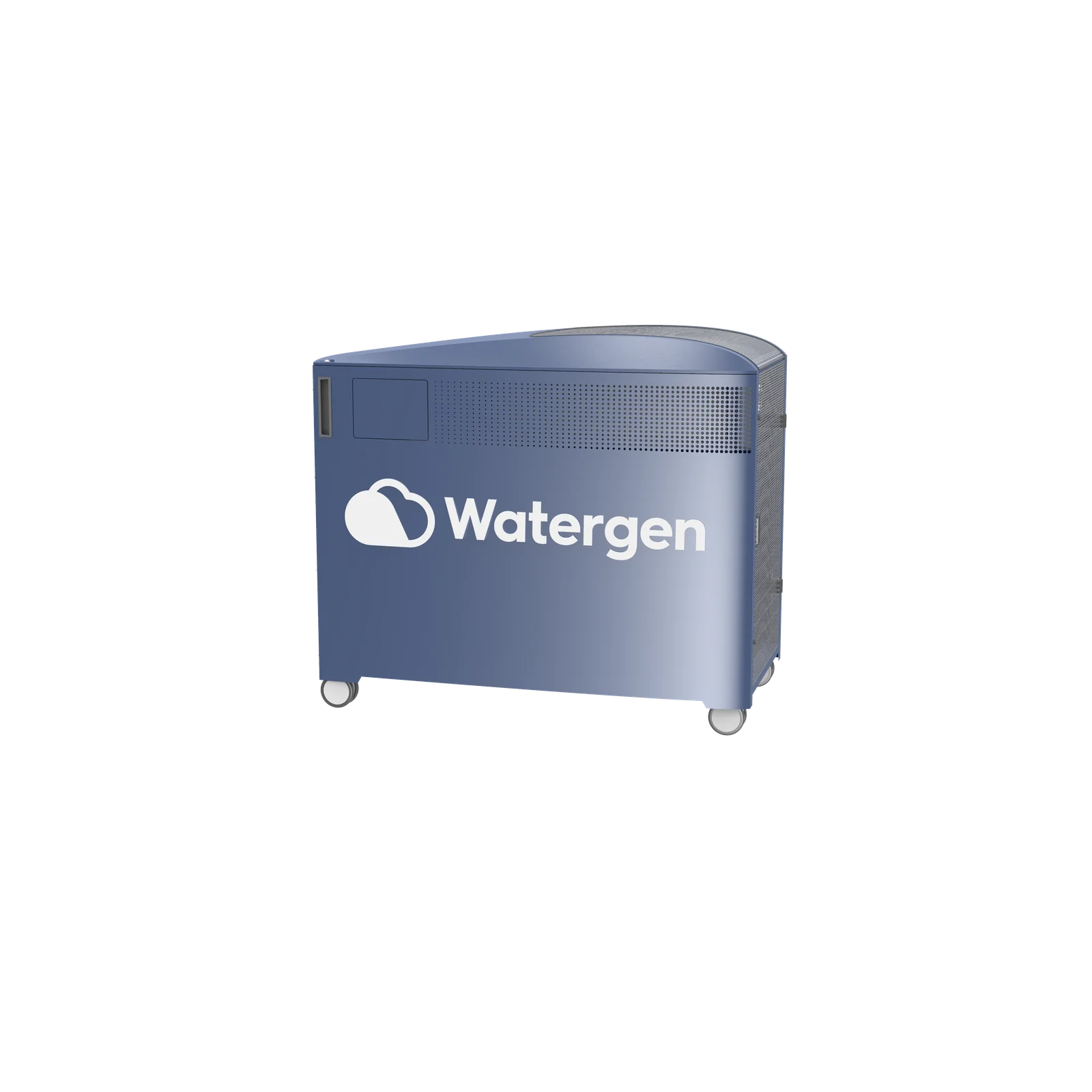 GEN-M1 studio render, front face with the Watergen mark