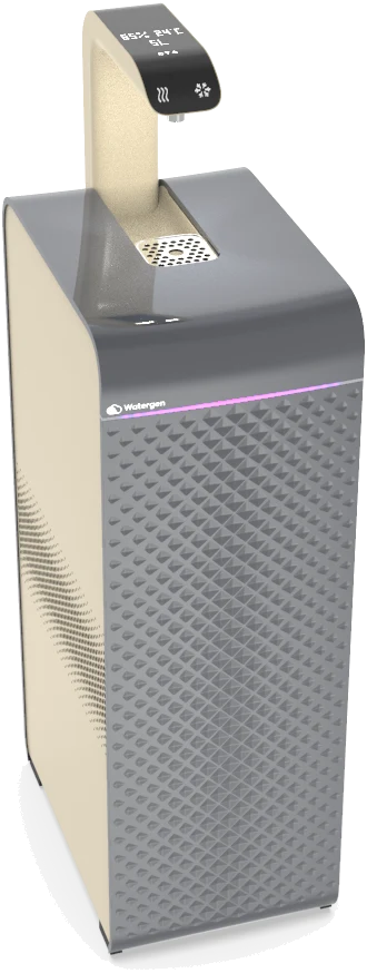 GENNY Home atmospheric water generator for modern homes, three-quarter view