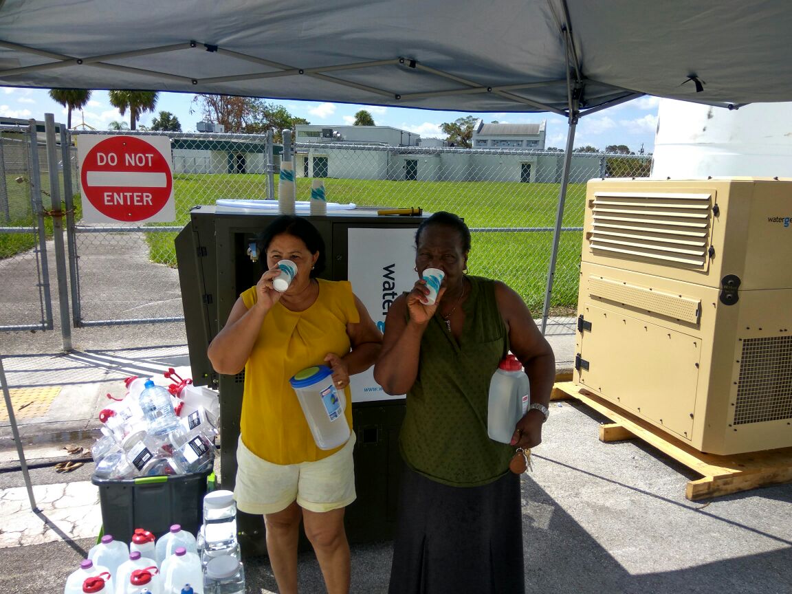 Water-Gen is working with the American Red Cross and FEMA in the United States