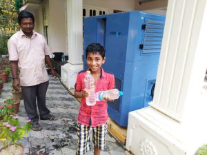 Watergen provides drinking water from air to residents in India