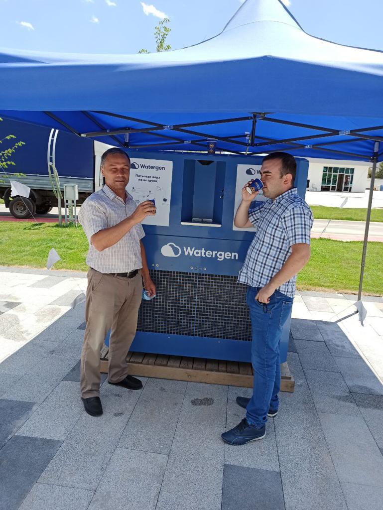 WaterGen GEN-M installation at Tashkent National University of Uzbekistan