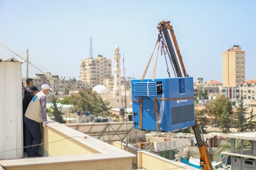 Kan 11’s  news team explores how Watergen is helping to solve Gaza’s water stress.