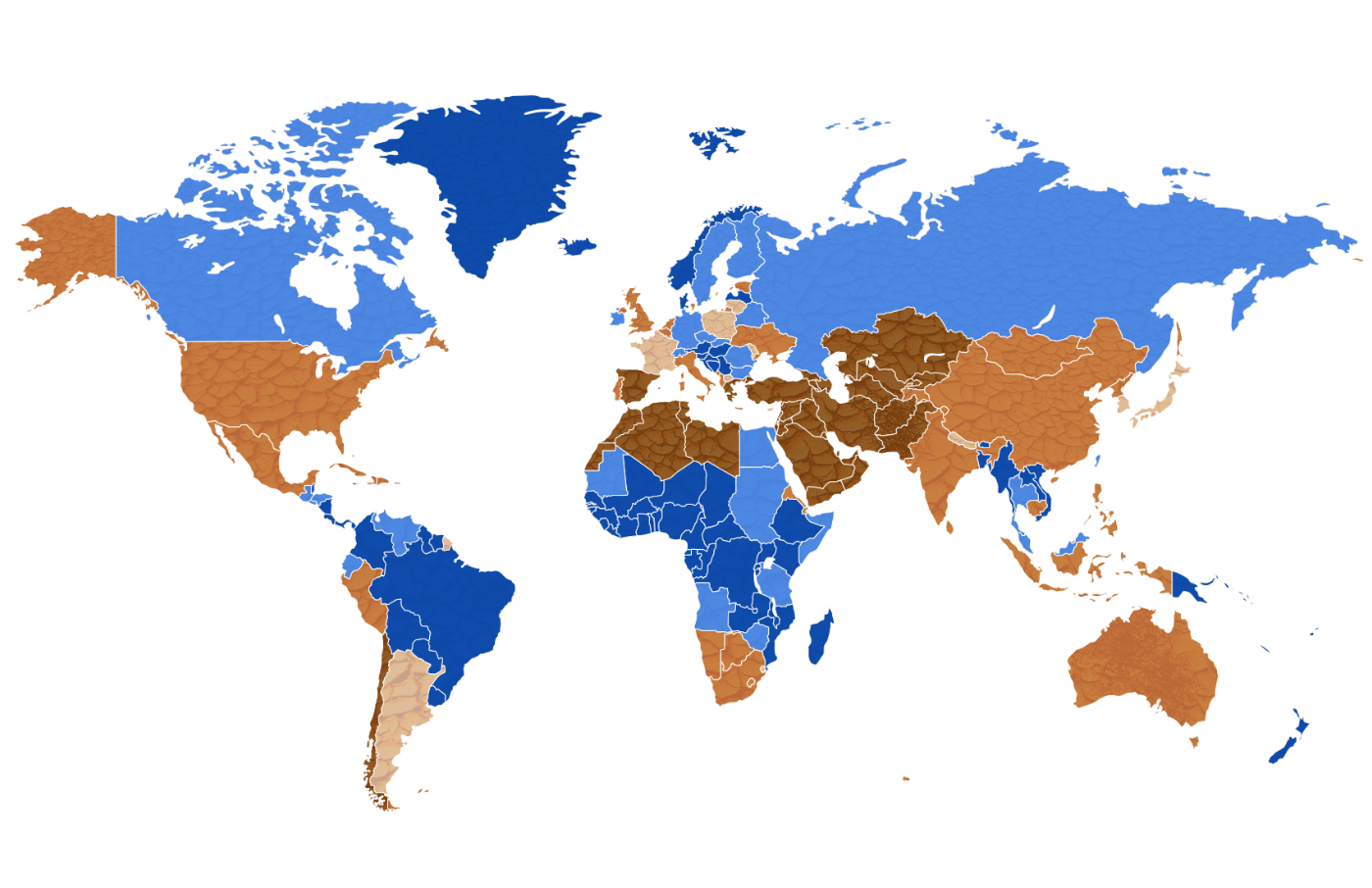 Water Scarcity map